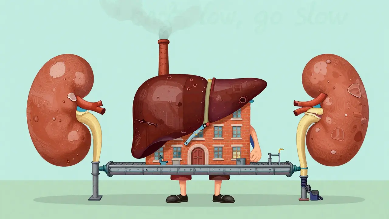 How Aging Liver and Kidneys Change Drug Metabolism in Older Adults
