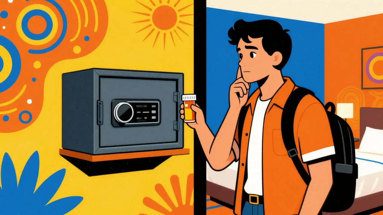 How to Handle Medication Security at Hotels and Hostels: A Complete Travel Guide
